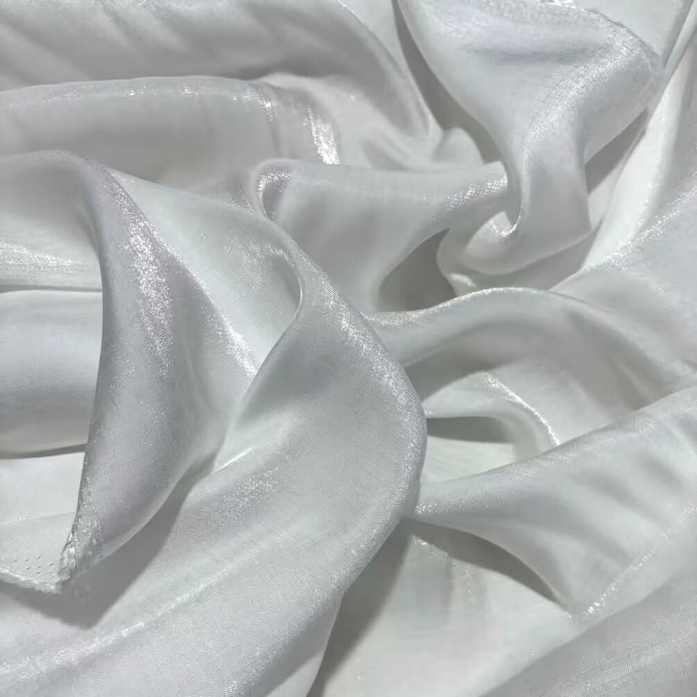 Gold Green Iridescent Satin Fabric for DIY Projects