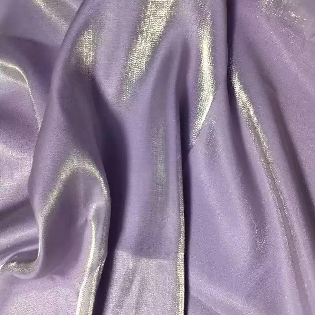 1 Yard Gold Green Iridescent Soft Satin Fabric Well Drap Fabric,Shirt Doll Clothes DIY Dress Fabric Material 59" Width Decoration Photography