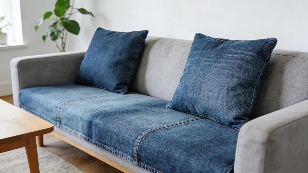 10 OZ 100% Cotton Indigo Washed Denim Fabric | 62" Wide by The Yard | Black for Jeans, Jackets, Skirts & Dresses