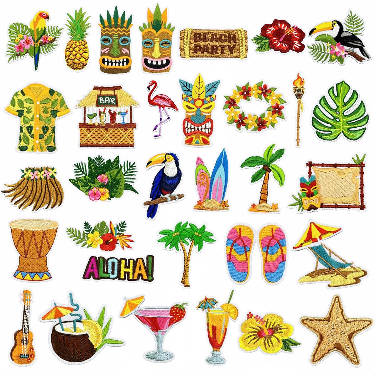16PCS Coastal Cowgirl Iron On Patches Seahorse Turtle Boots Wave Western Ocean Themed Embroidery Appliques for Denim T-Shirt Jackets Jeans Vests Trucker Hats Backpacks Bags Repair DIY Crafts(Blue)