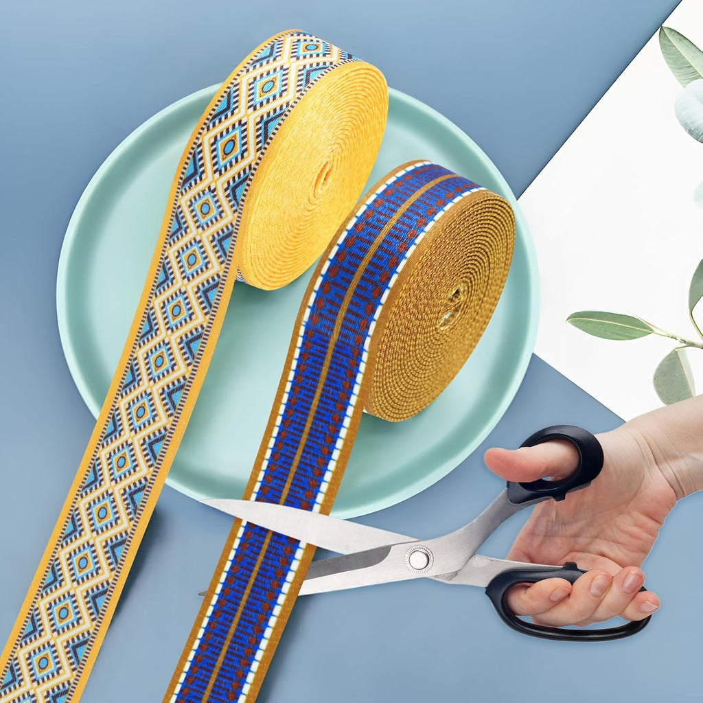 Nylon Webbing 1.5 Inch Patterned Webbing Strap High Strength Nylon Strap for Bags Indoor Outdoor Gear Crafting DIY Repairing Belt Camping Hiking Sports