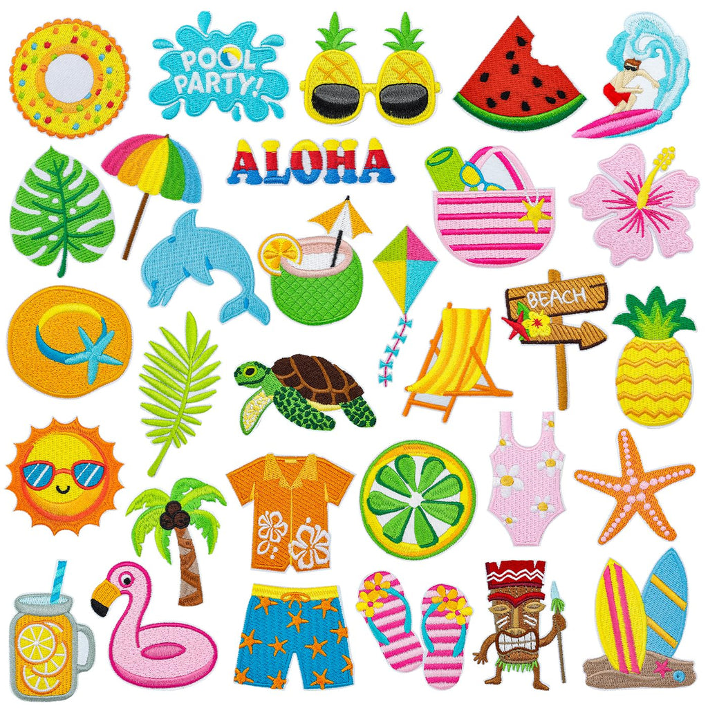 16PCS Coastal Cowgirl Iron On Patches Seahorse Turtle Boots Wave Western Ocean Themed Embroidery Appliques for Denim T-Shirt Jackets Jeans Vests Trucker Hats Backpacks Bags Repair DIY Crafts(Blue)