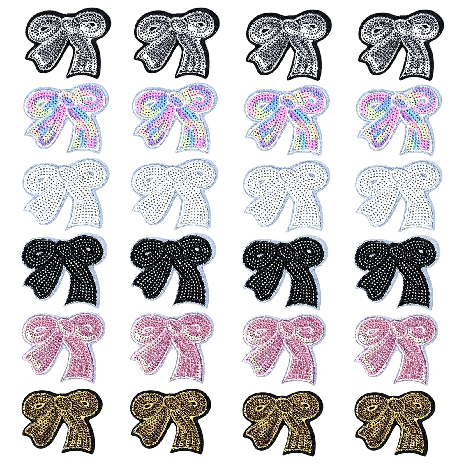 12PCS Sequin Heart Iron on Patches, Love Heart Theme Glitter Embroidered Applique Patches, Valentine's Day Sequin Embroidery Patches for Clothes Backpack Jean Hat Bag DIY Sewing Craft Decoration